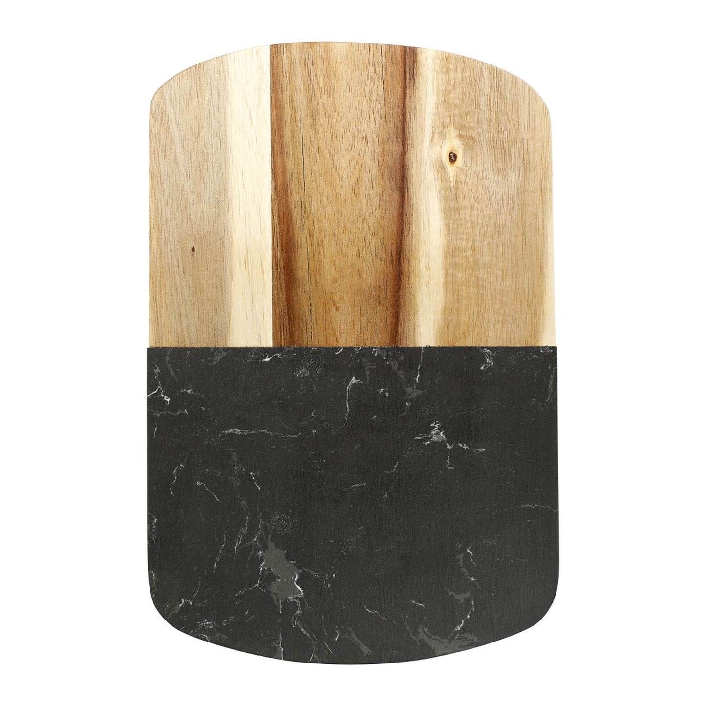 Black Marble Cheese Board Set with Knives