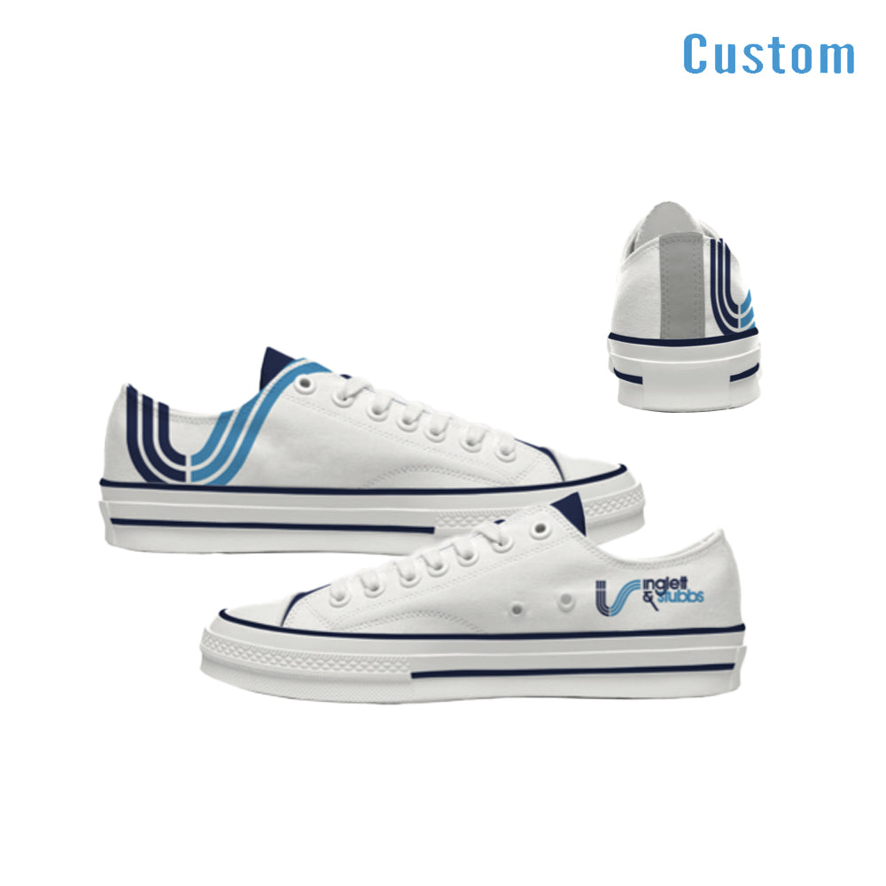 Inglett & Stubbs Canvas Swoosh Sneakers