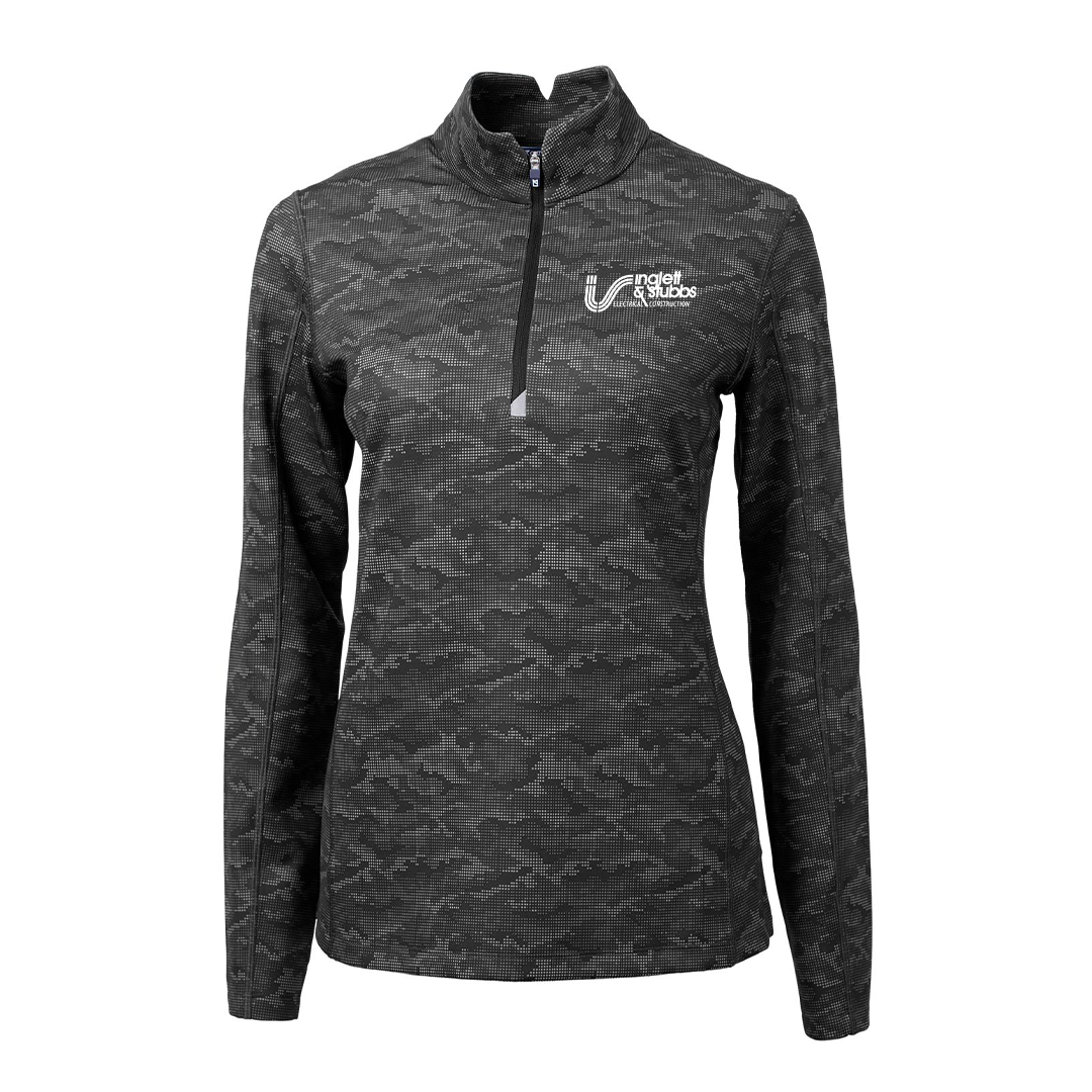 Inglett Cutter & Buck Eco Camo Print Ladies Qaurter Zip