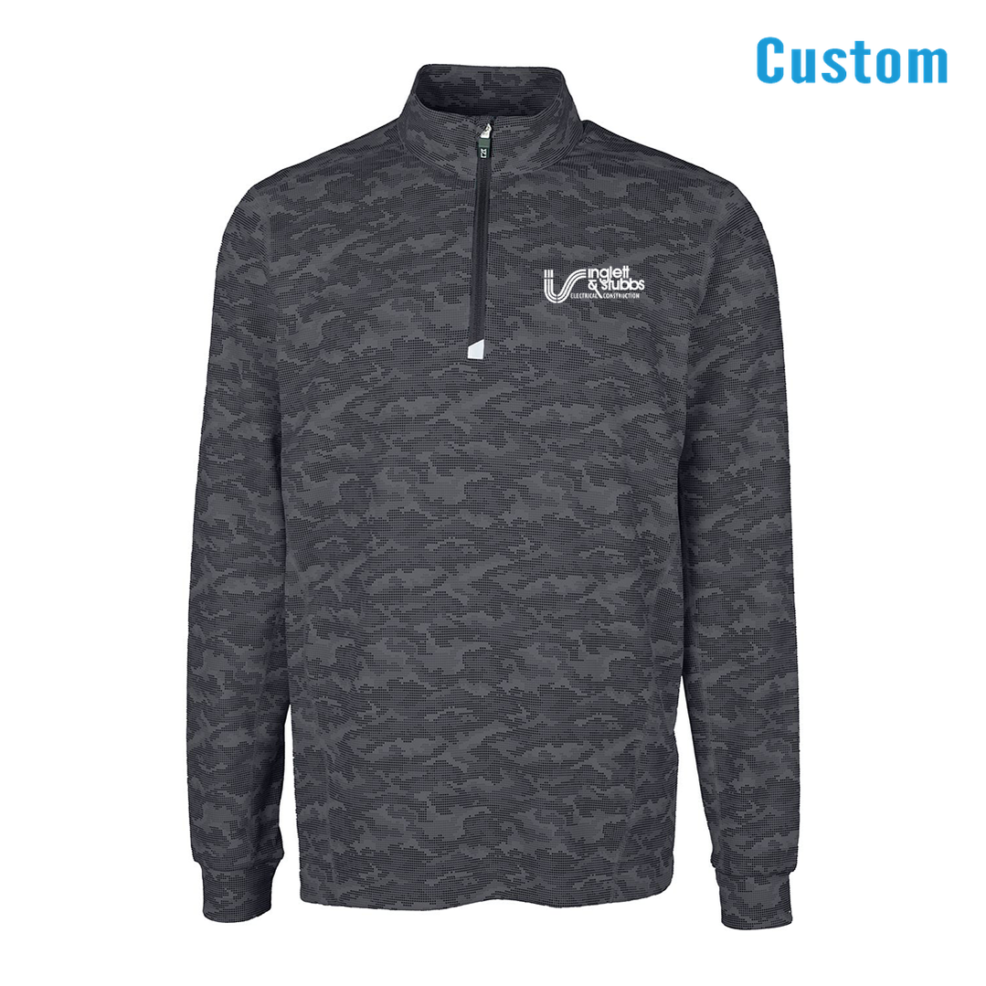 Inglett Cutter & Buck Eco Camo Print Qaurter Zip