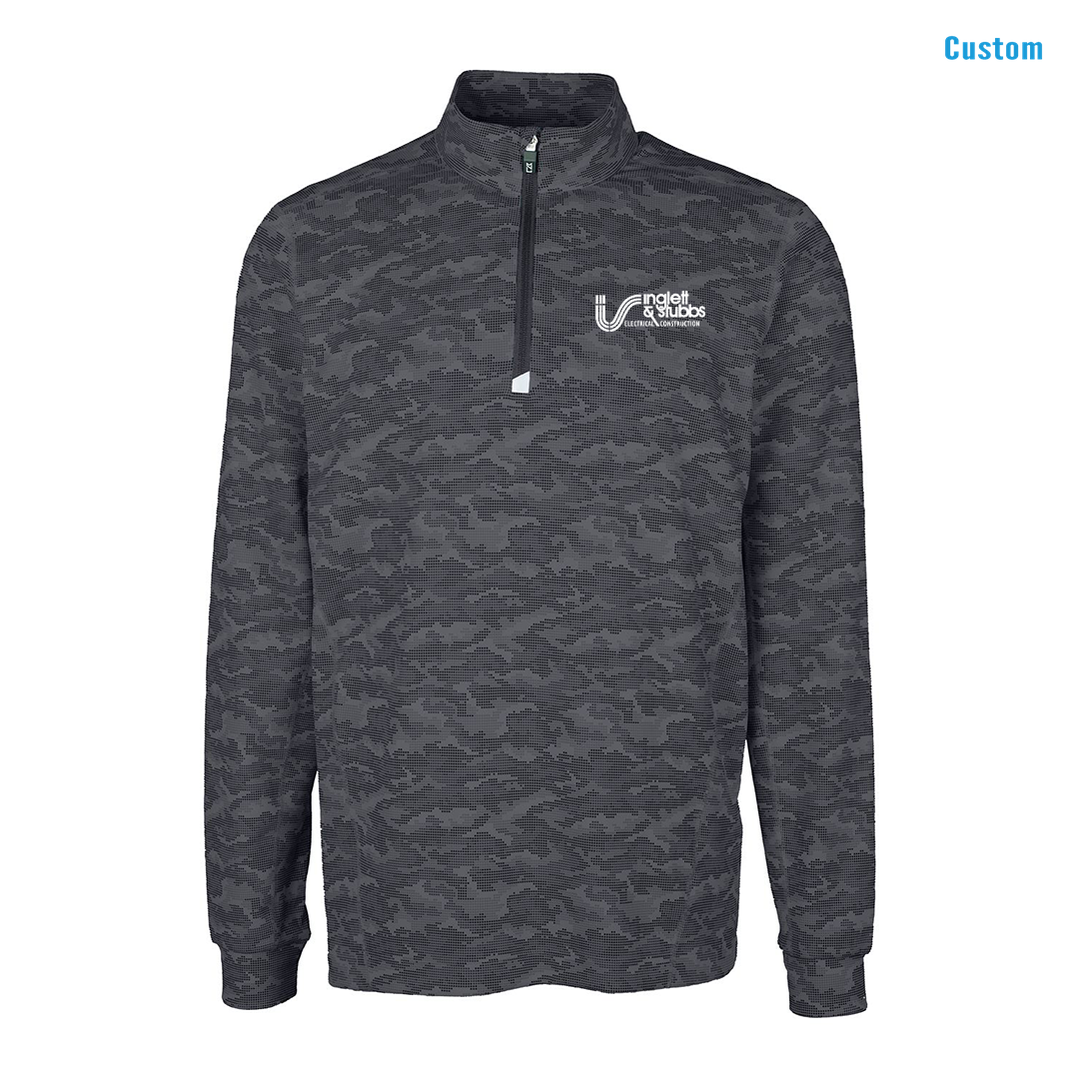 Inglett Cutter & Buck Eco Camo Print Qaurter Zip