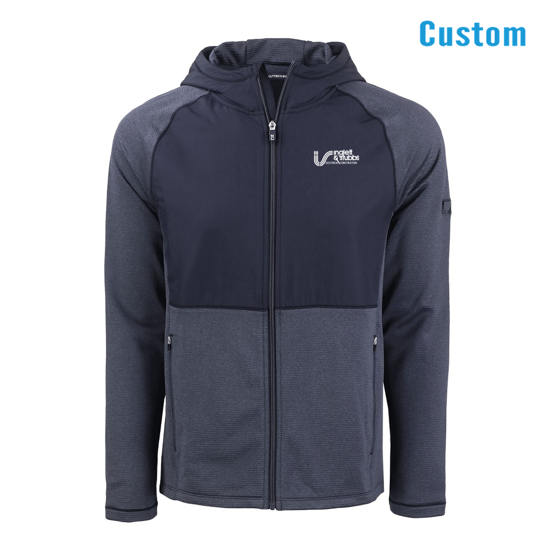 Inglett & Stubbs Cutter & Buck Fleece Recycled Mens Hybrid Jacket