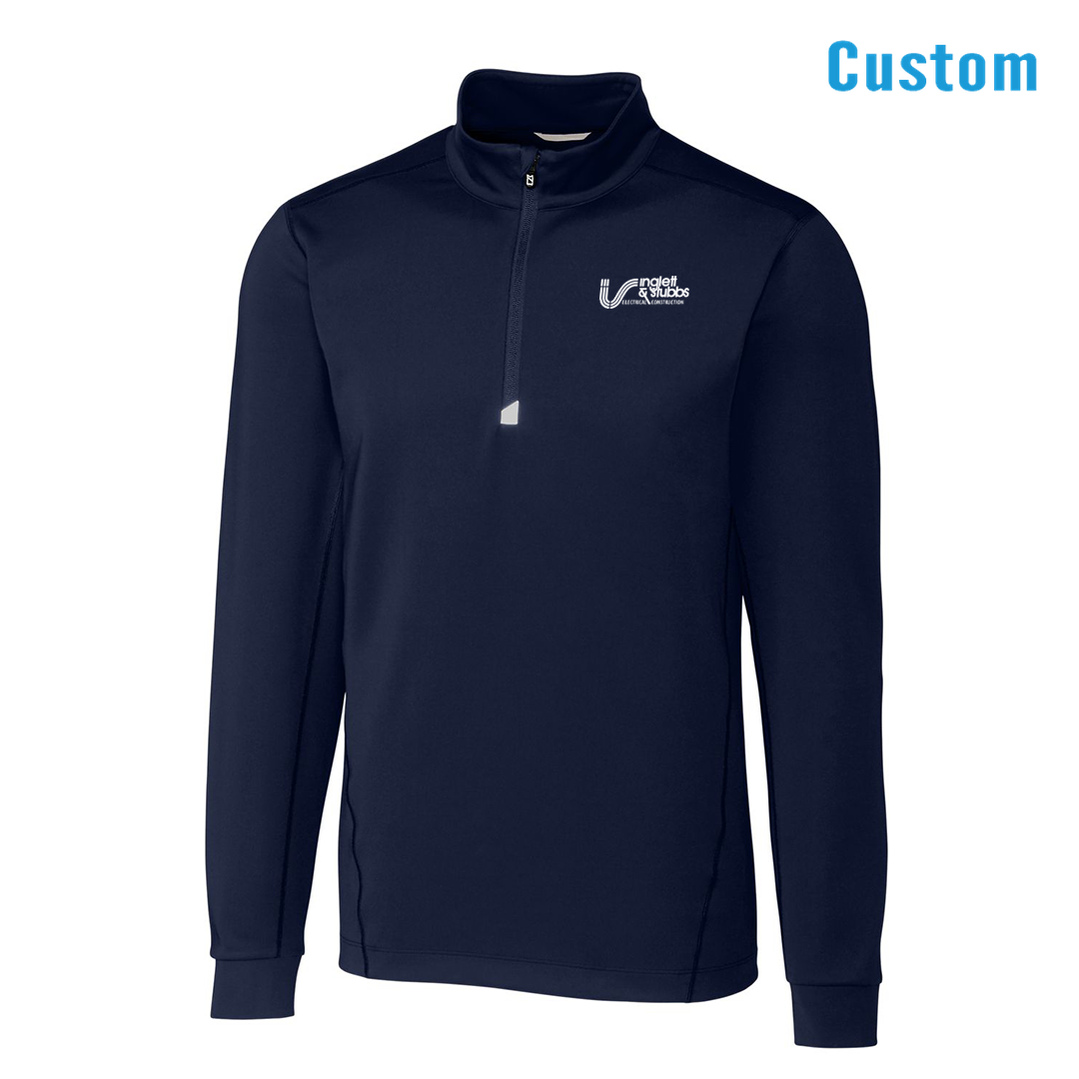 I&S Cutter & Buck Stretch Eco Quarter Zip Mens Pullover