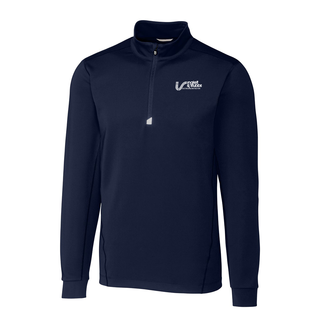 I&S Cutter & Buck Stretch Eco Quarter Zip Mens Pullover