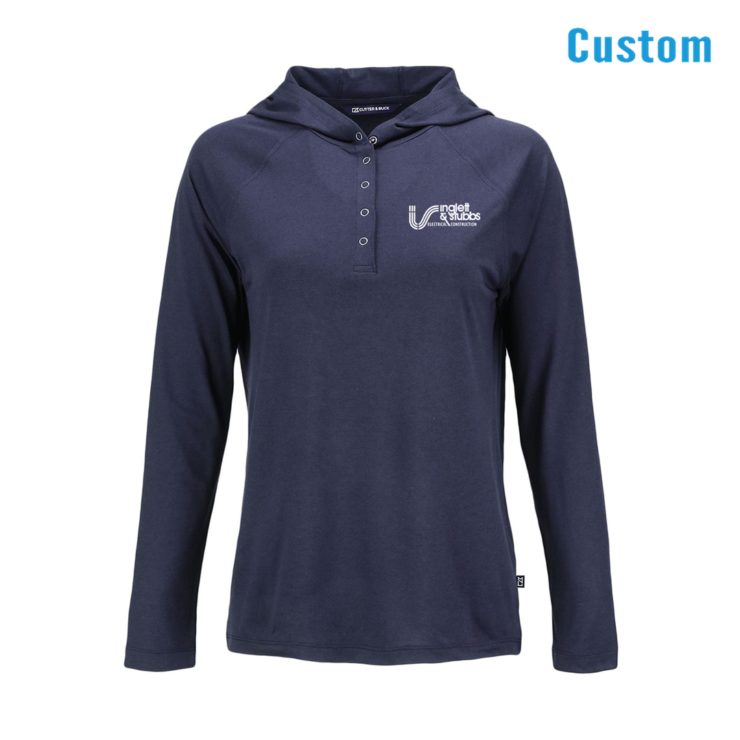 Inglett Cutter & Buck Women's Coastline Hooded Shirt