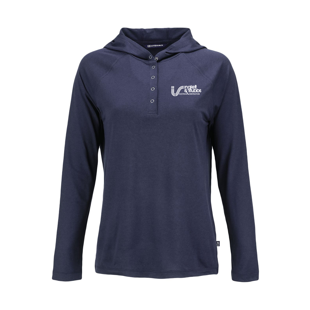 Inglett Cutter & Buck Women's Coastline Hooded Shirt