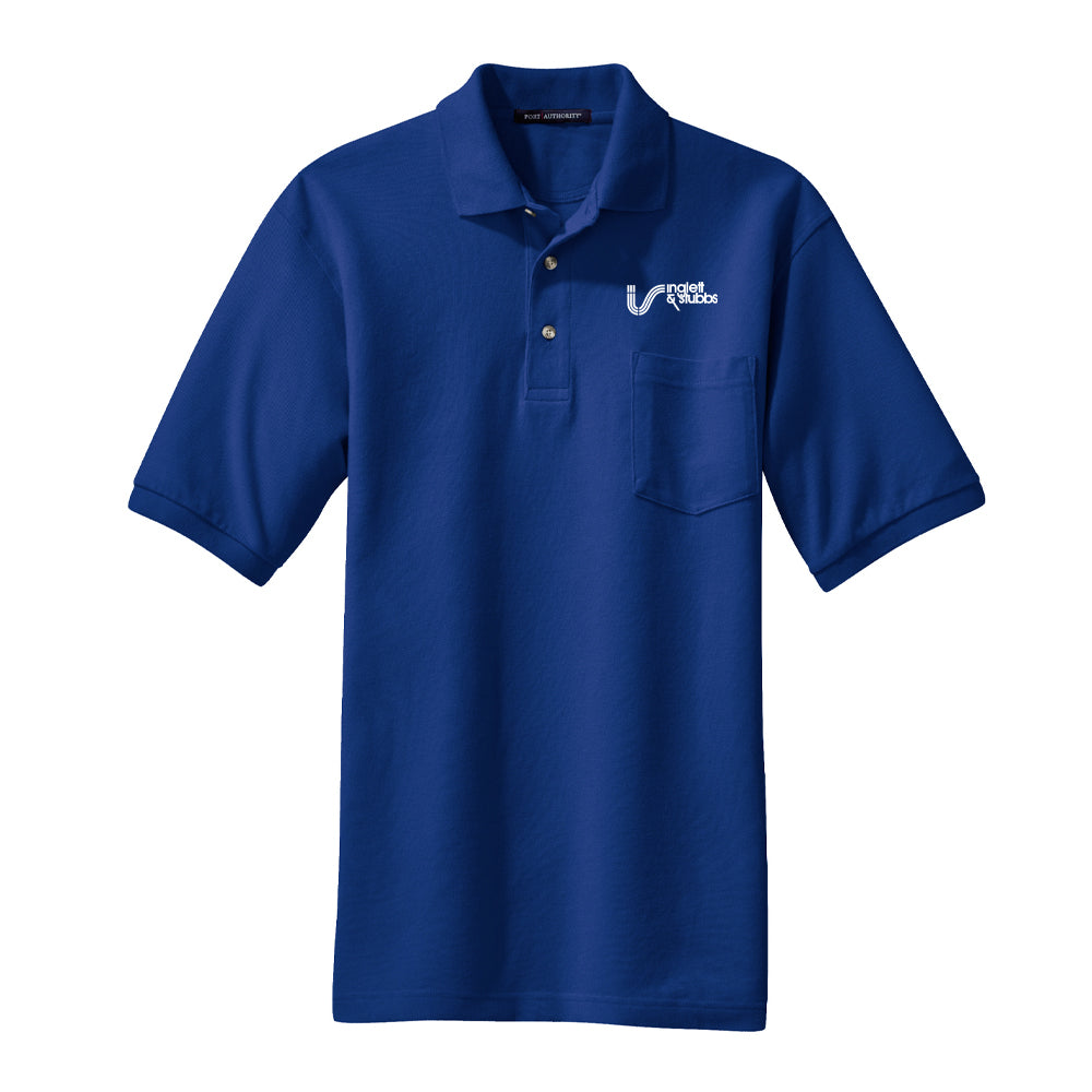 Cotton Pique Polo with Pocket-WWA