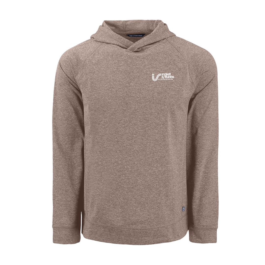 I&S Knit Recycled Mens Heathered Hooded Pullover