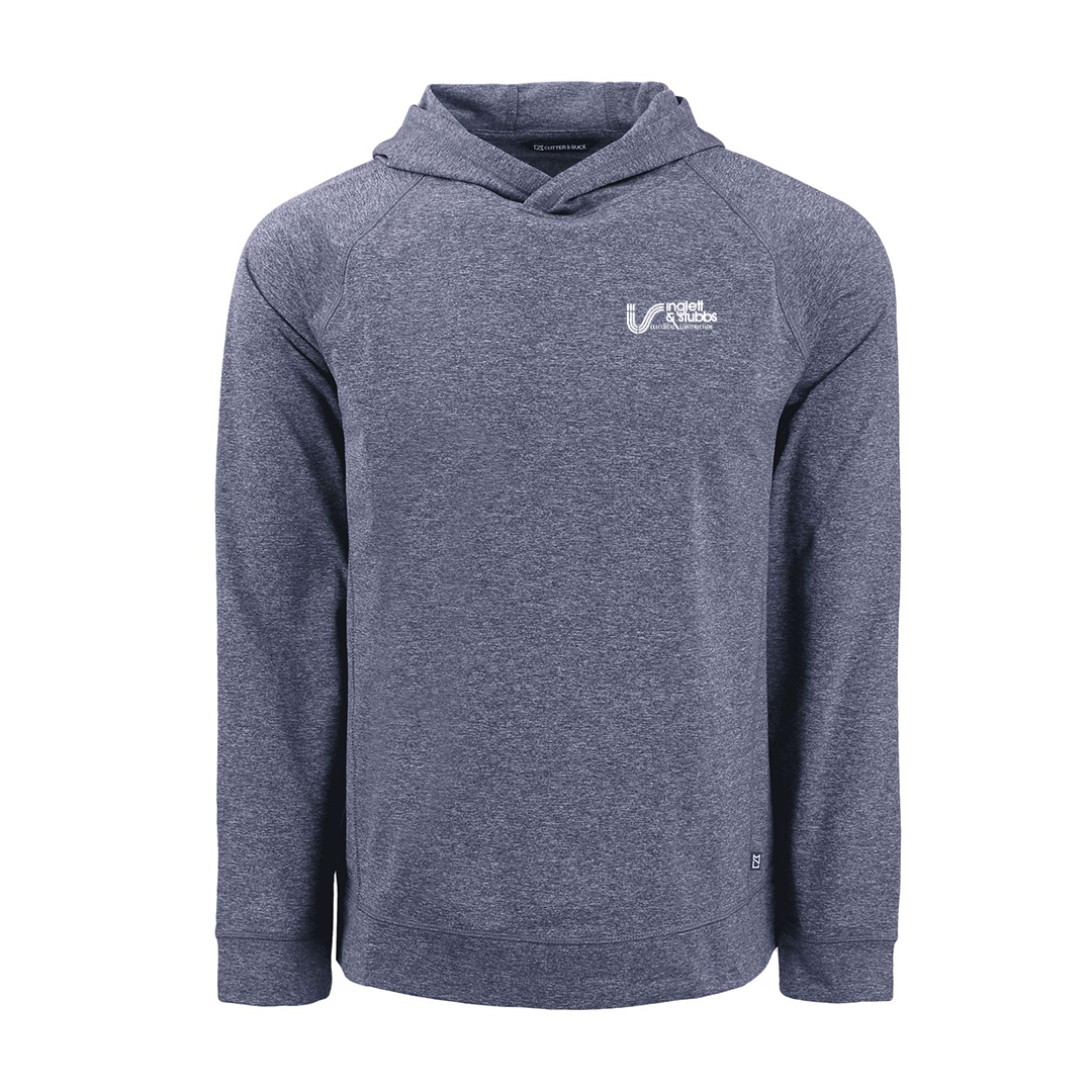 I&S Knit Recycled Mens Heathered Hooded Pullover