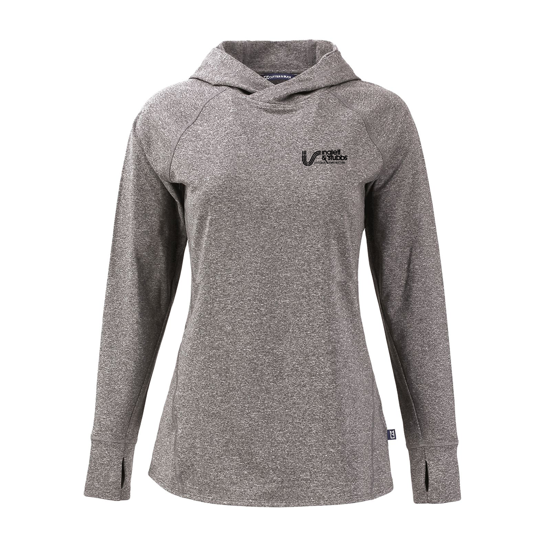 I&S Knit Recycled Womens Heathered Hooded Pullover