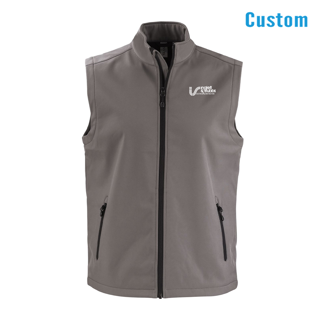Inglett & Stubbs Full Zip Mens Softshell Vest