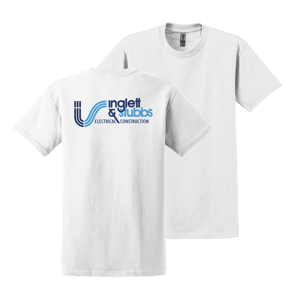 Inglett & Stubbs White Gildan Cotton Tshirt