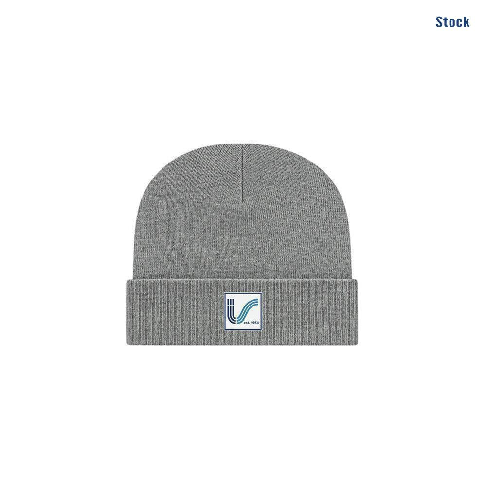 Knit Cap with Ribbed Cuff