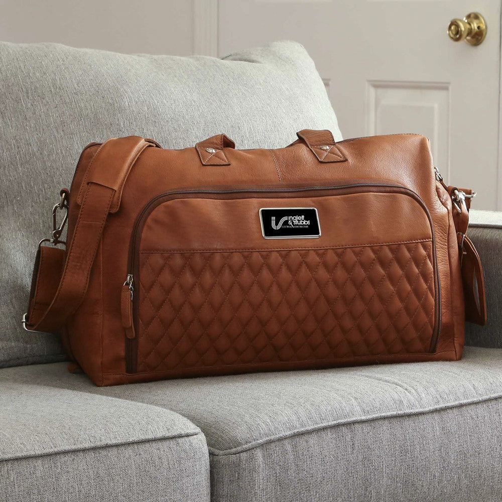 I&S Leather Duffel Bag