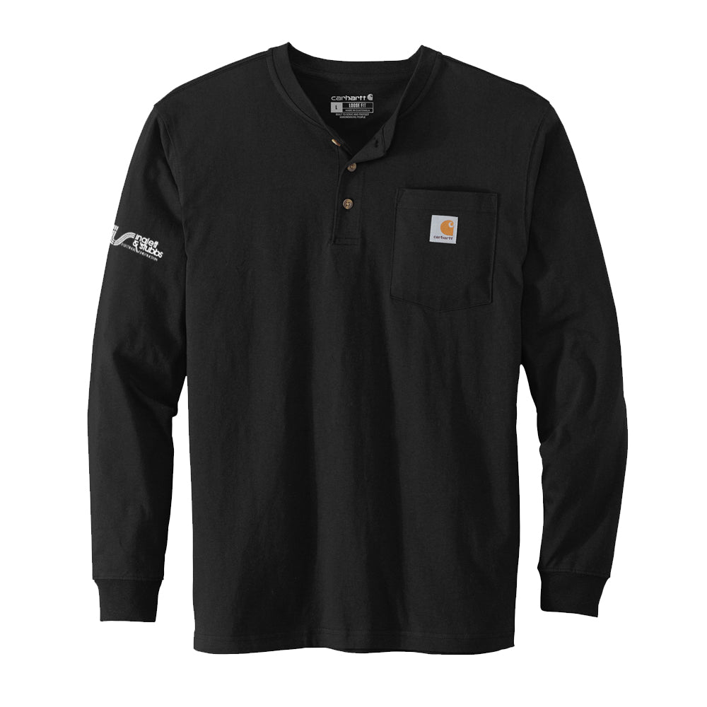 Inglett & Stubbs Carhartt Henley Long Sleeve Shirt- WWA