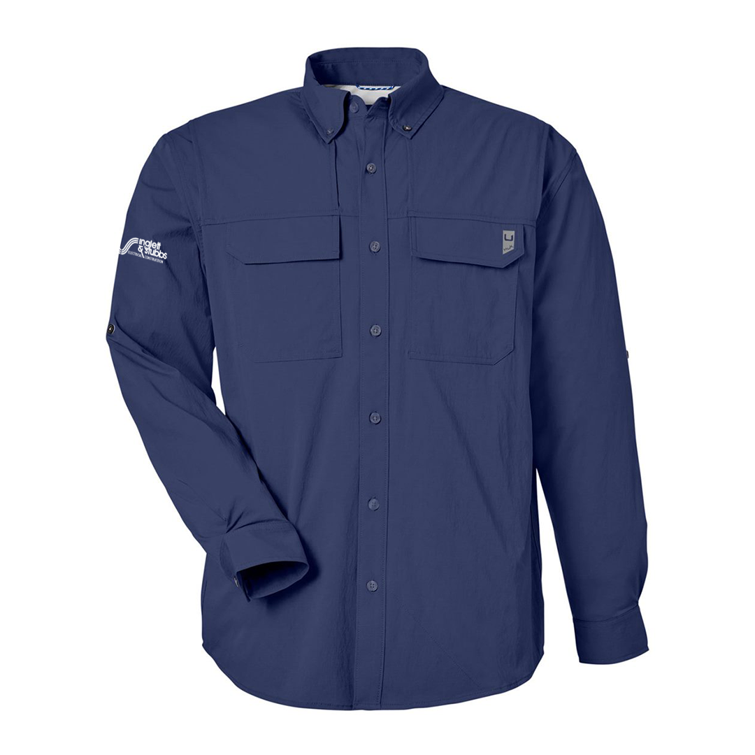 Inglett Men's HUK Double Pocket Fishing Shirt