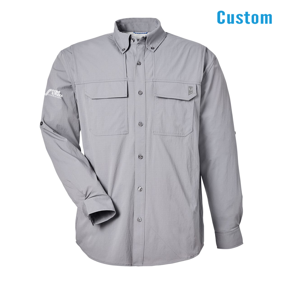 Inglett Men's HUK Double Pocket Fishing Shirt