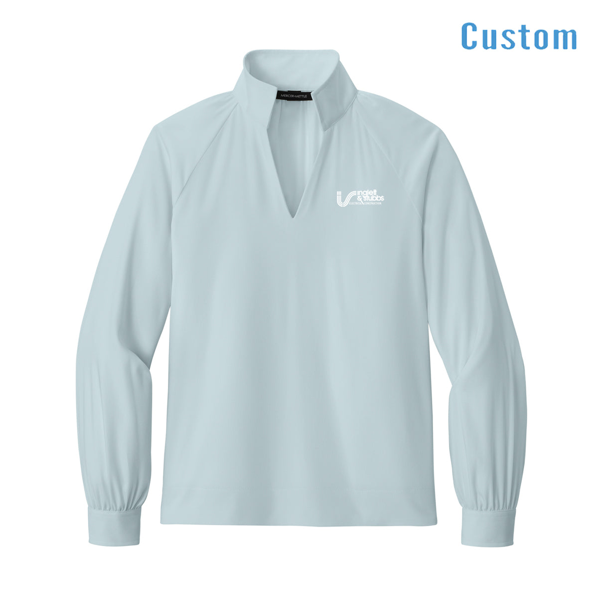 I&S Women’s Long Sleeve Buttery Soft Popover Blouse