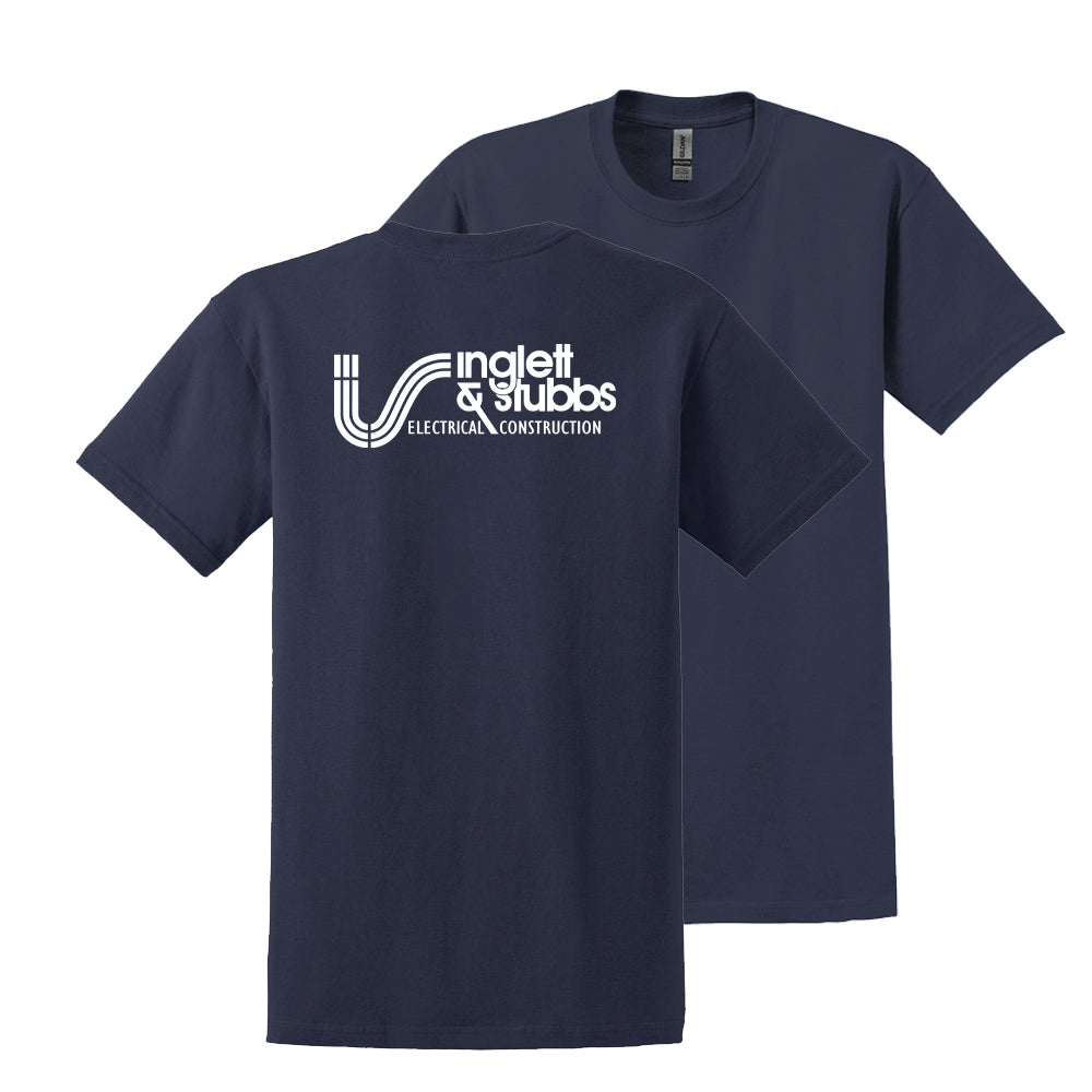 Inglett & Stubbs Navy Gildan Cotton Tshirt