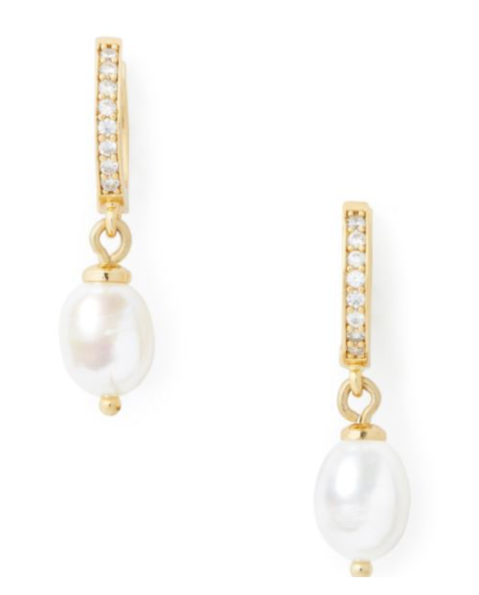 Precious Delights Huggie Drop Earrings