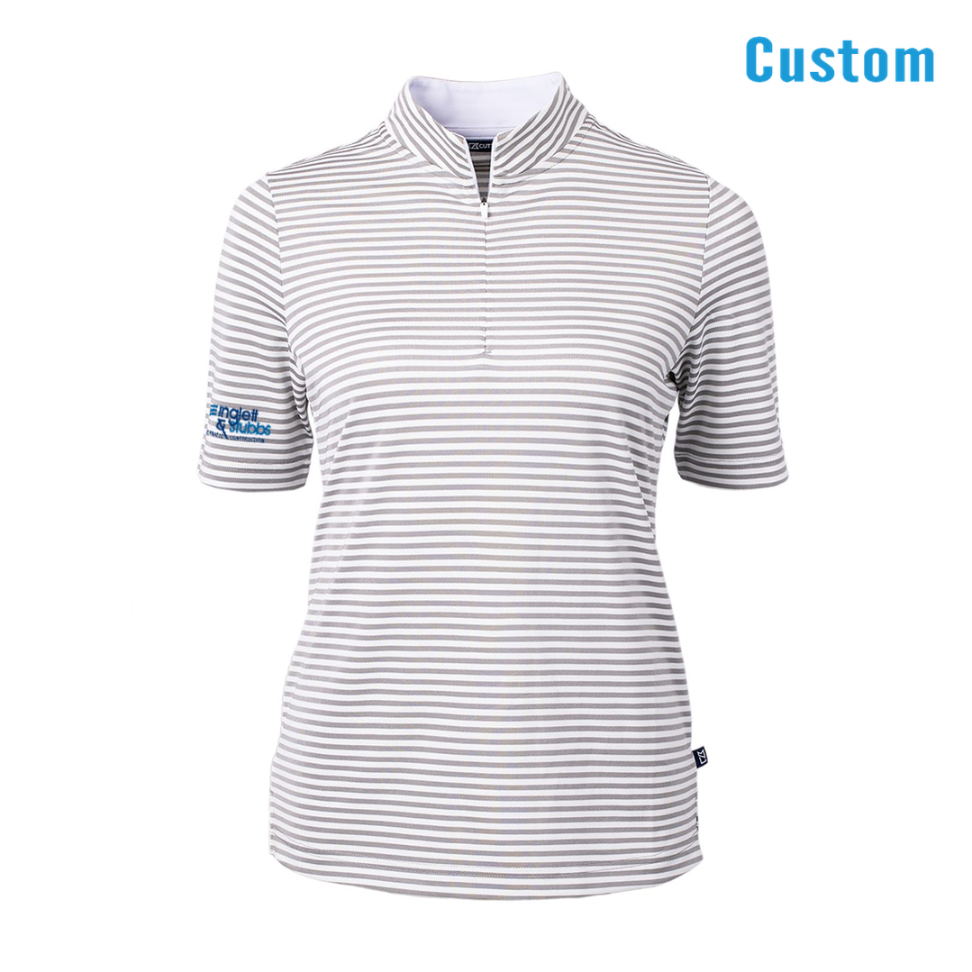 Inglett Striped Recycled Ladies Polo