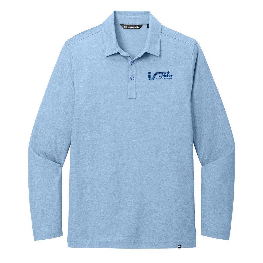 TraviMathew Oceanside Heather Long Sleeve Polo