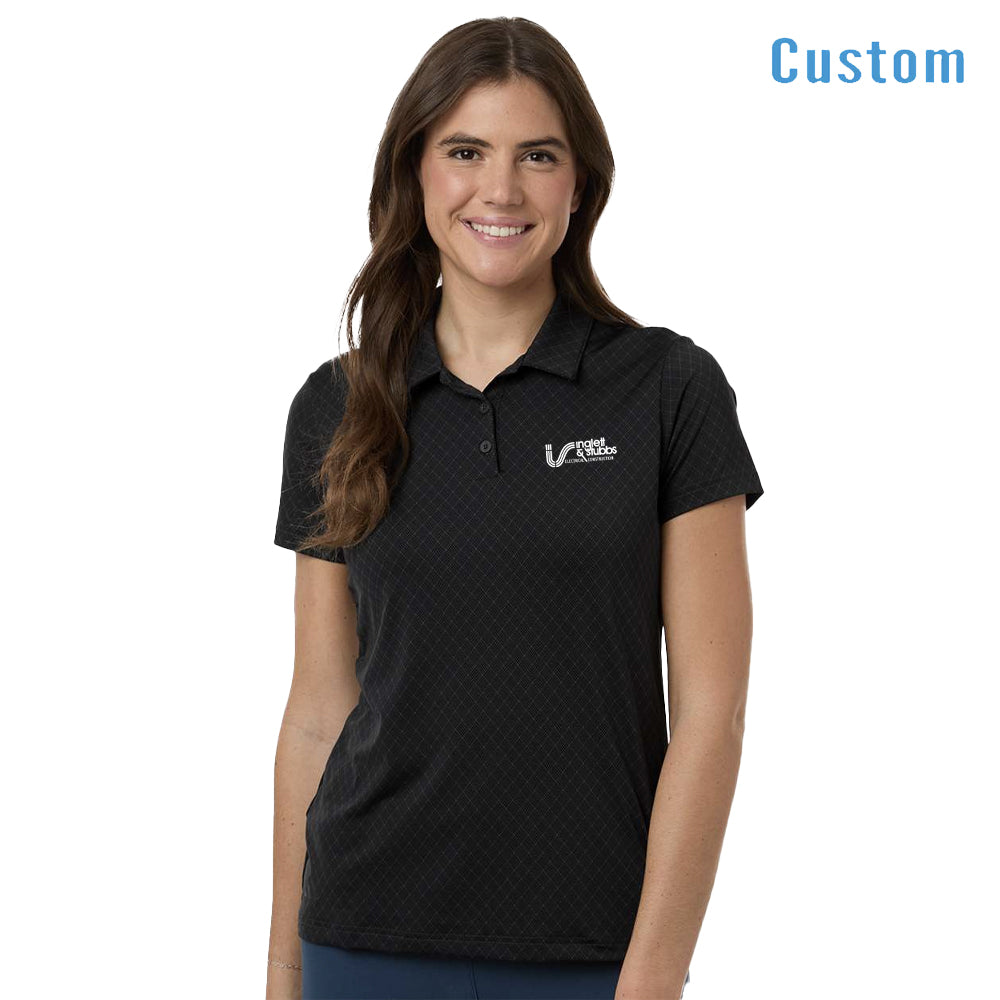 Adidas Women's 4-Way Stretch Printed Polo