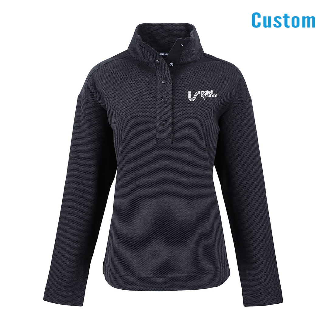 Inglett Women's Recycled Fleece Snap Pullover