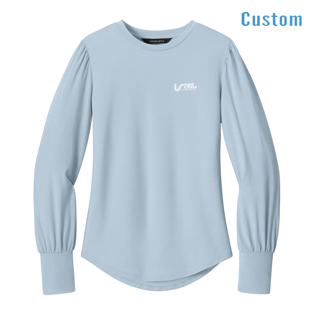 Mercer+Mettle® Women’s Stretch Jersey Long Sleeve Blouson Top