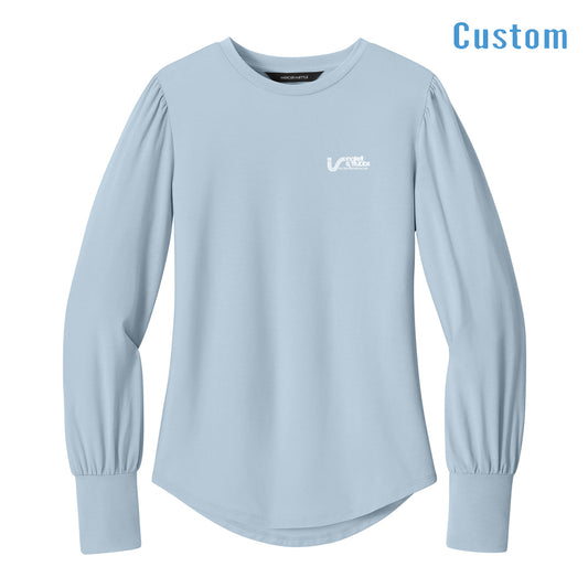 Mercer+Mettle® Women’s Stretch Jersey Long Sleeve Blouson Top