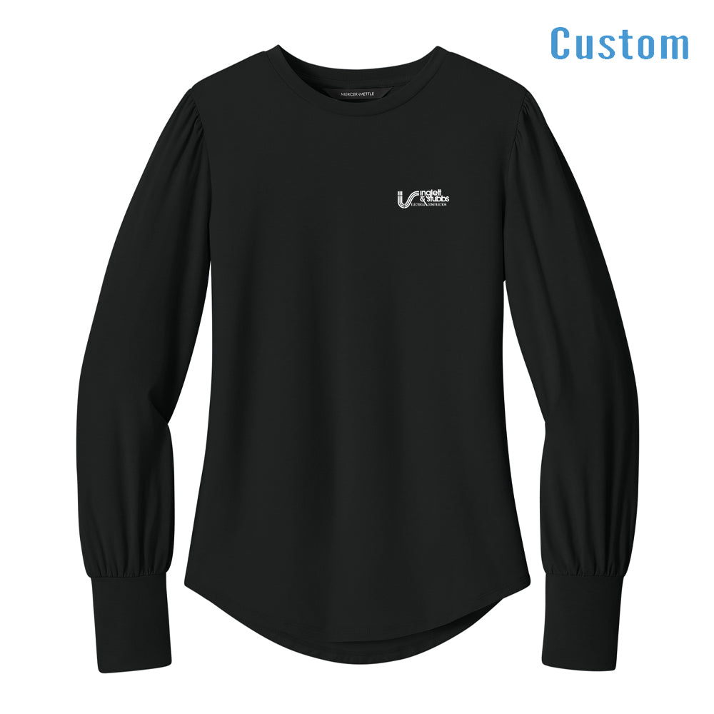 Mercer+Mettle® Women’s Stretch Jersey Long Sleeve Blouson Top