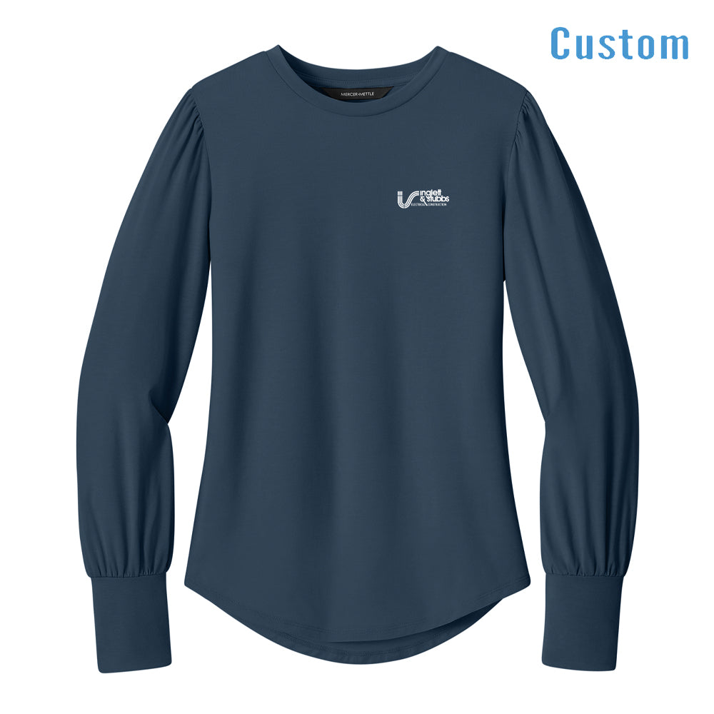 Mercer+Mettle® Women’s Stretch Jersey Long Sleeve Blouson Top