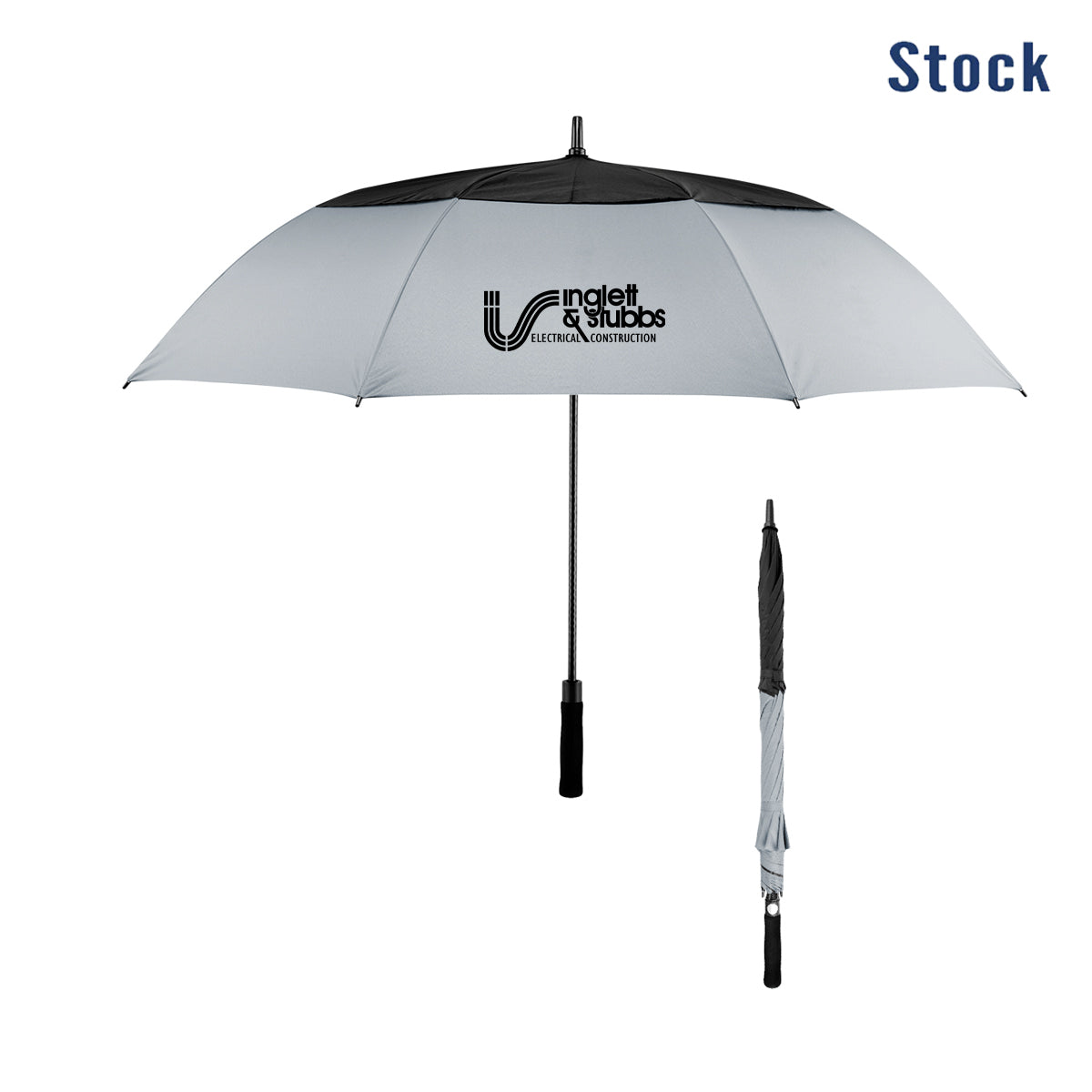 60" Arc Vented Umbrella with 100% rPET canopy