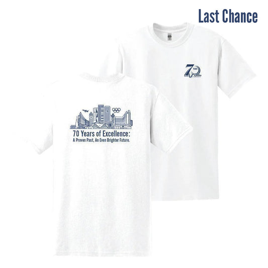 70th Skyline Ultra Cotton 100% US Cotton T-Shirt