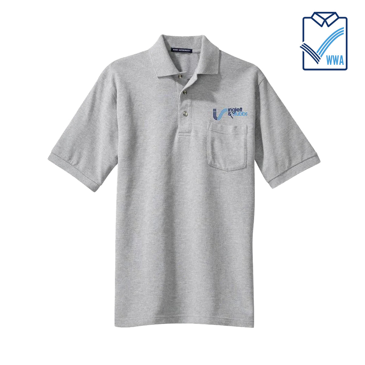Cotton Pique Polo with Pocket - WWA