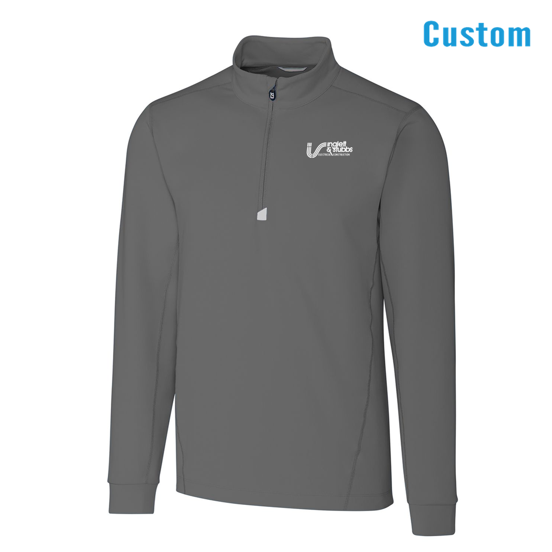 I&S Cutter & Buck Stretch Eco Quarter Zip Mens Pullover