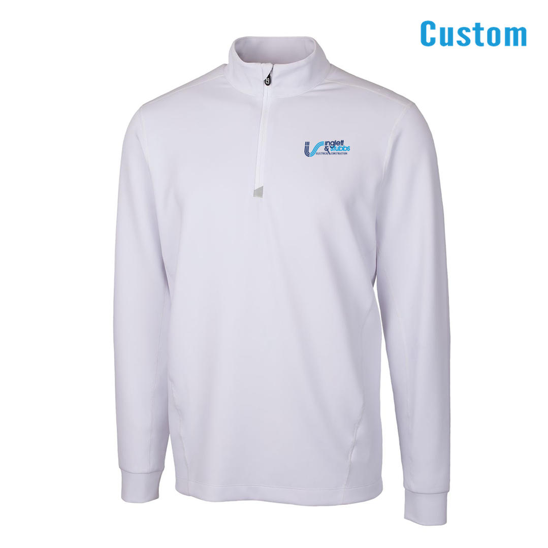 I&S Cutter & Buck Stretch Eco Quarter Zip Mens Pullover