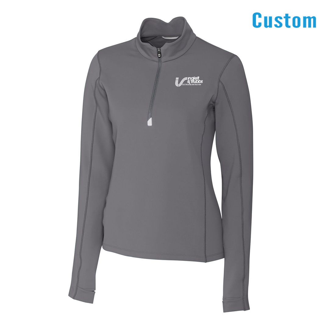 I&S Cutter & Buck Stretch Eco Quarter Zip womens Pullover