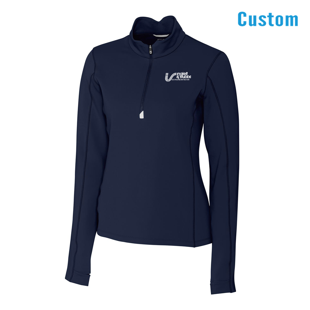I&S Cutter & Buck Stretch Eco Quarter Zip womens Pullover
