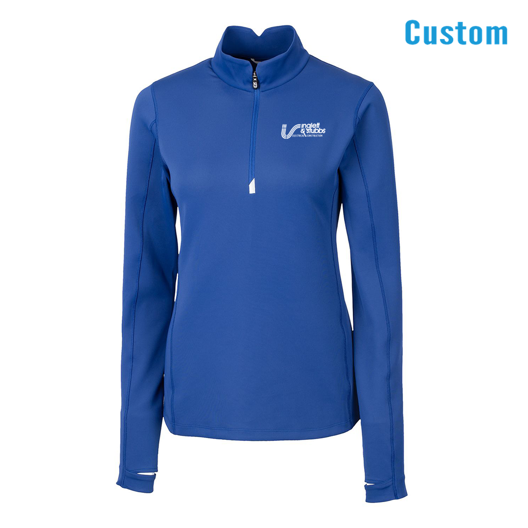 I&S Cutter & Buck Stretch Eco Quarter Zip womens Pullover