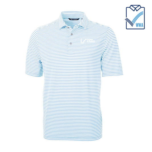 I&S Cutter & Buck Virtue Stripe Mens Polo - WWA