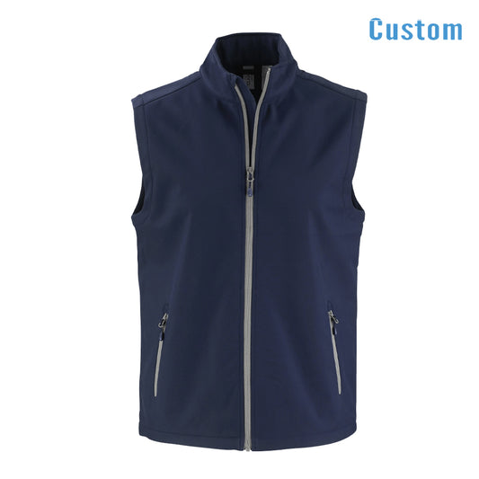Full Zip Mens Softshell Vest