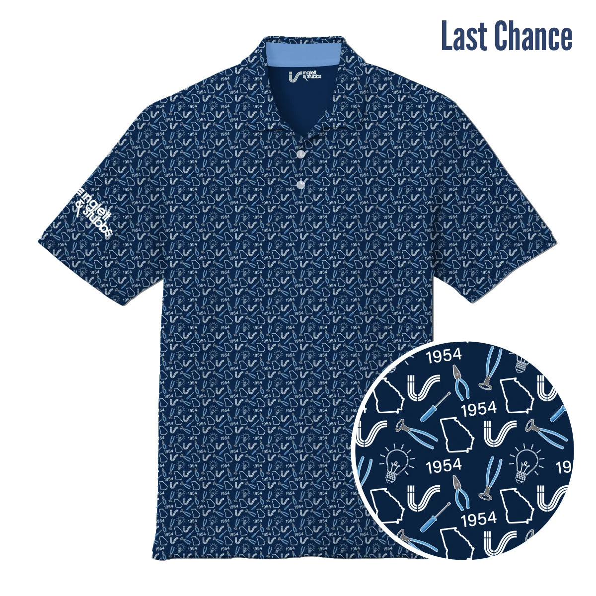 I&S Electrical Construction Icon Polo - Navy