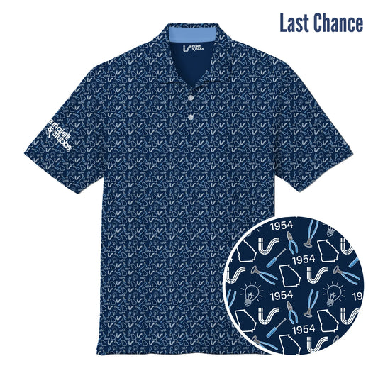 I&S Electrical Construction Icon Polo - Navy