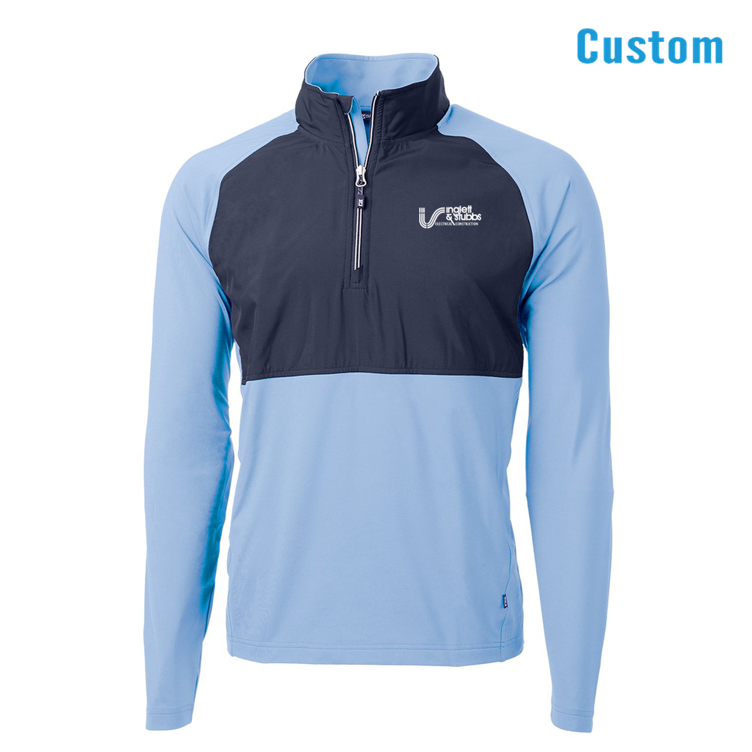 I&S Knit Hybrid Recycled Mens Quarter Zip