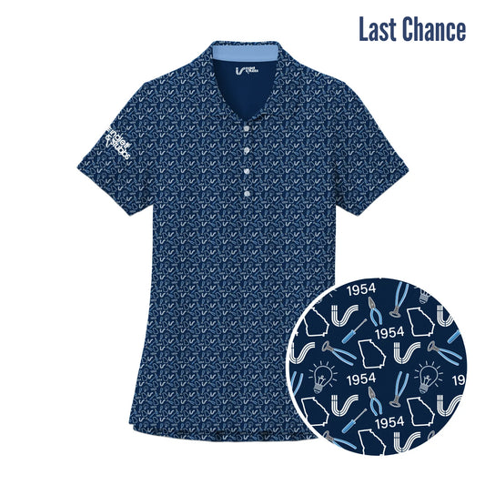 I&S Ladies Electrical Construction Icon Polo - Navy