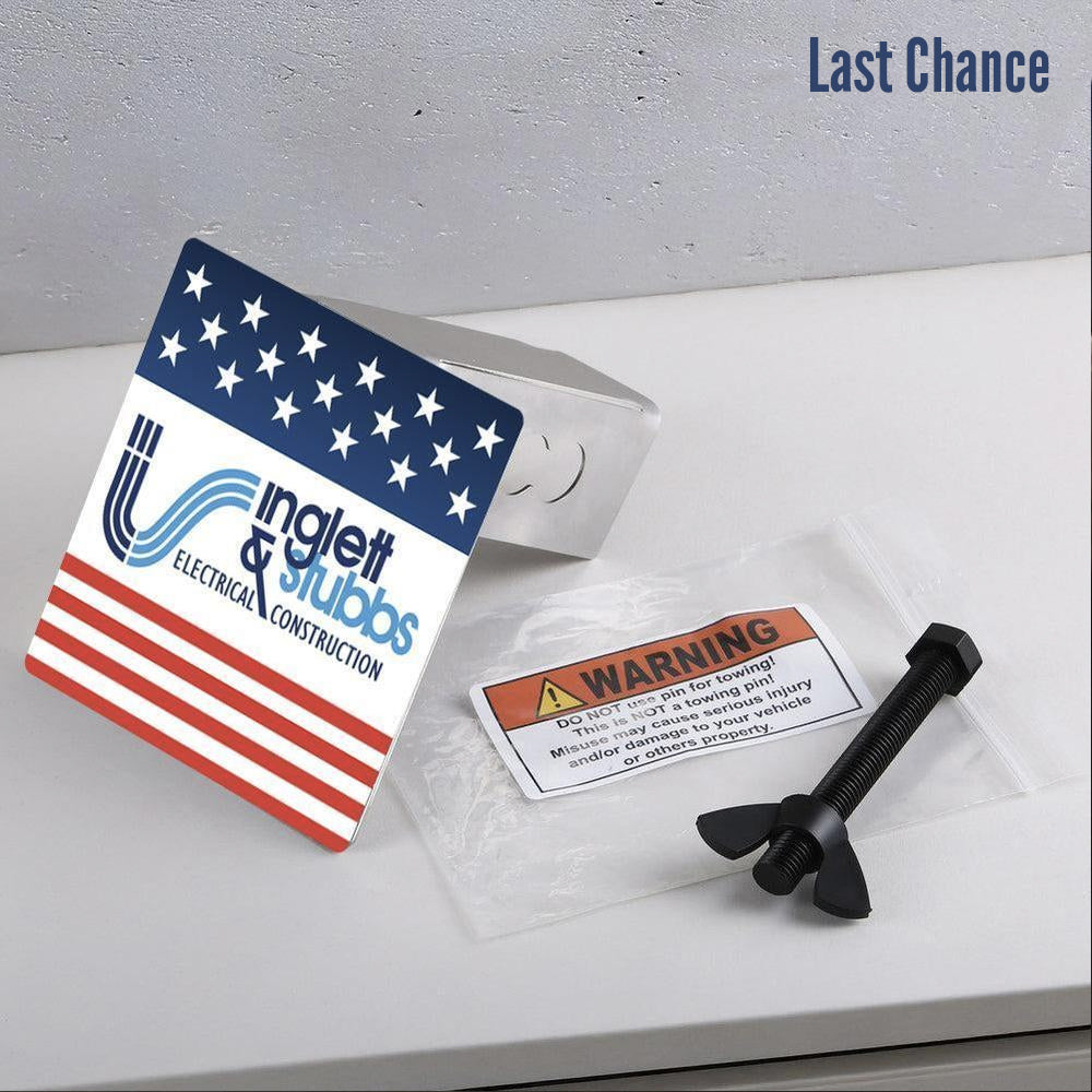 I&S USA Metal Trailer Hitch Cover
