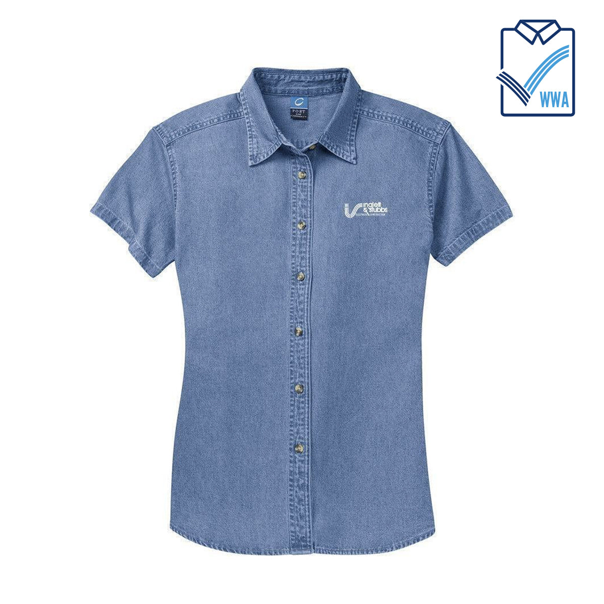 I&S Women's 100% Cotton Denim Shirt- WWA