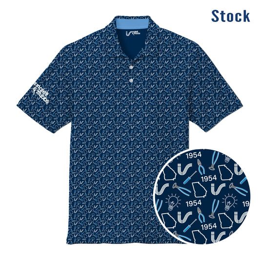 I&S Electrical Construction Icon Polo - Navy