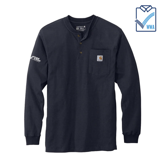 Inglett & Stubbs Carhartt Henley Long Sleeve Shirt- WWA